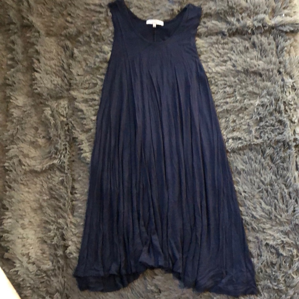 Navy shift dress
